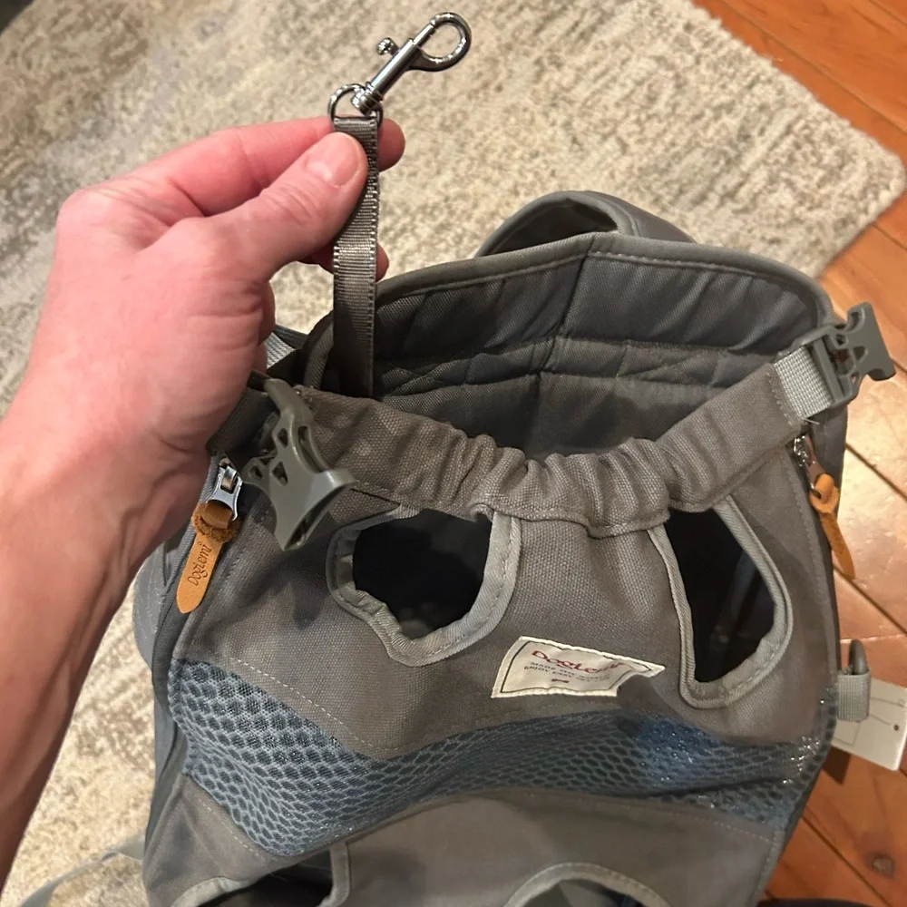 Gray Dog Carrier Backpack NWT